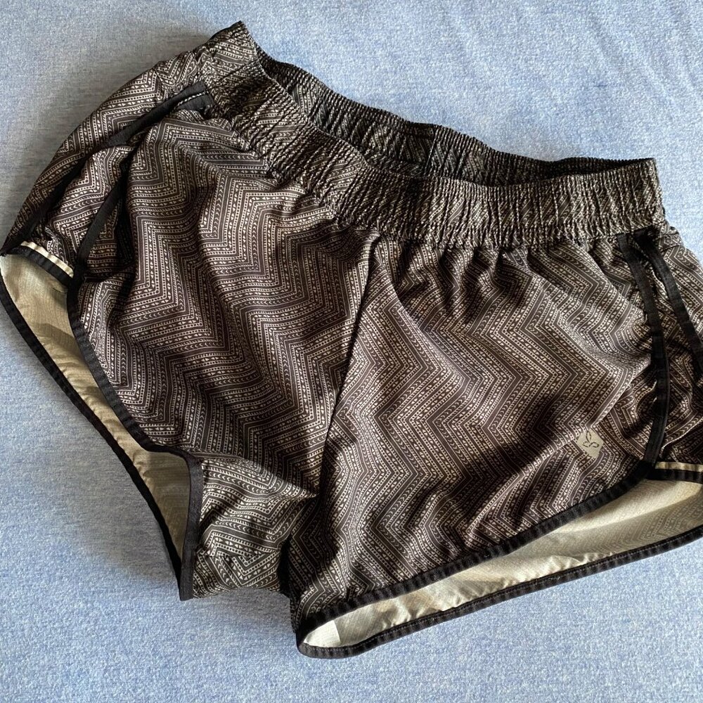 PrAna Womens Geometric Pattern Athletic Shorts S